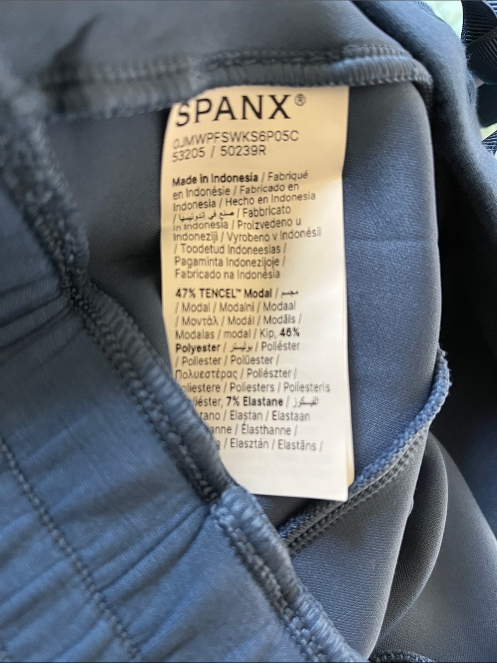 Spanx Air Essentials Wide Leg Pants Sz XL Faded Indigo NWT - Picture 5 of 5